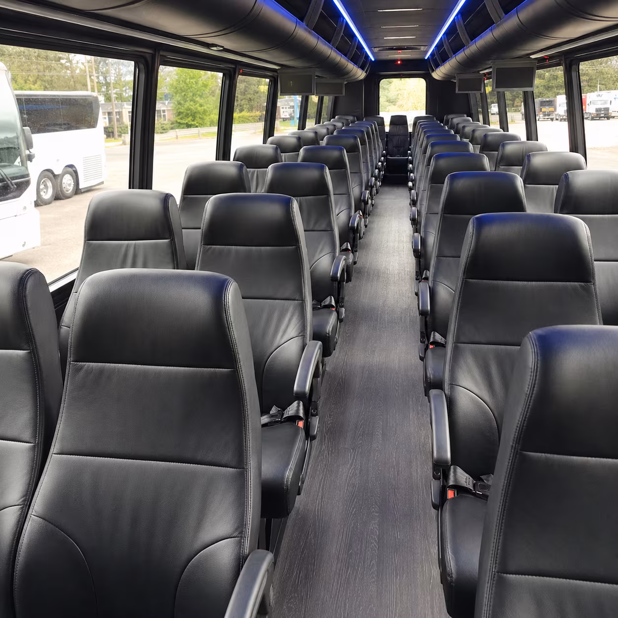 syracuse 25 passenger minibus interior