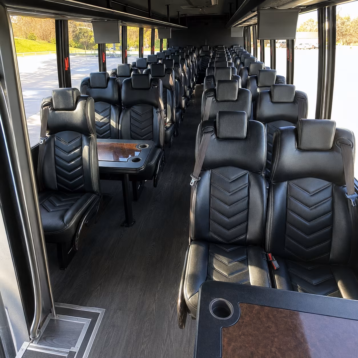 syracuse 30 passenger minibus inside