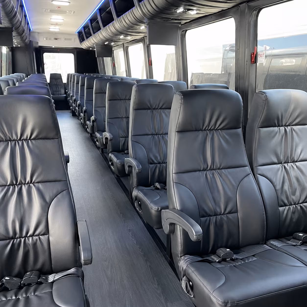 syracuse 30 passenger minibus interior