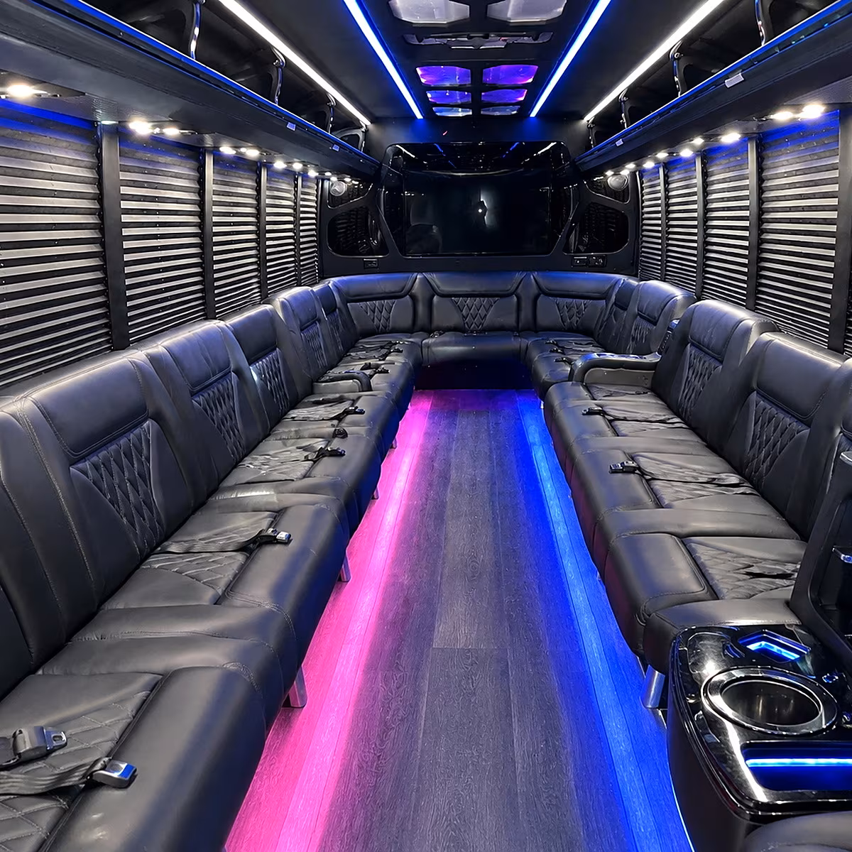 syracuse party bus interior
