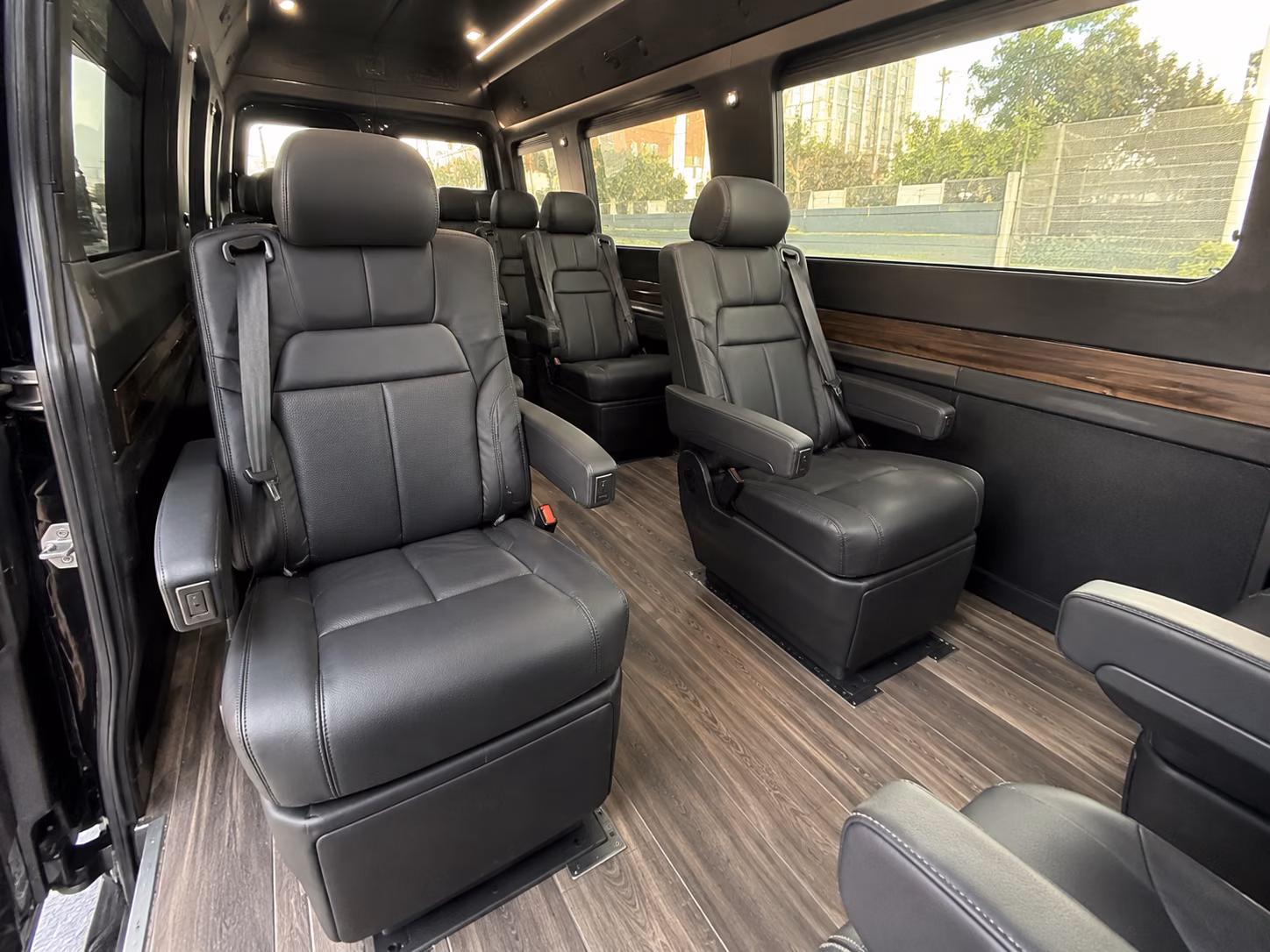 syracuse sprinter van with driver inside